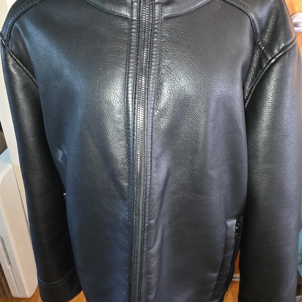 Calvin Klein Collection Black Bomber Jacket